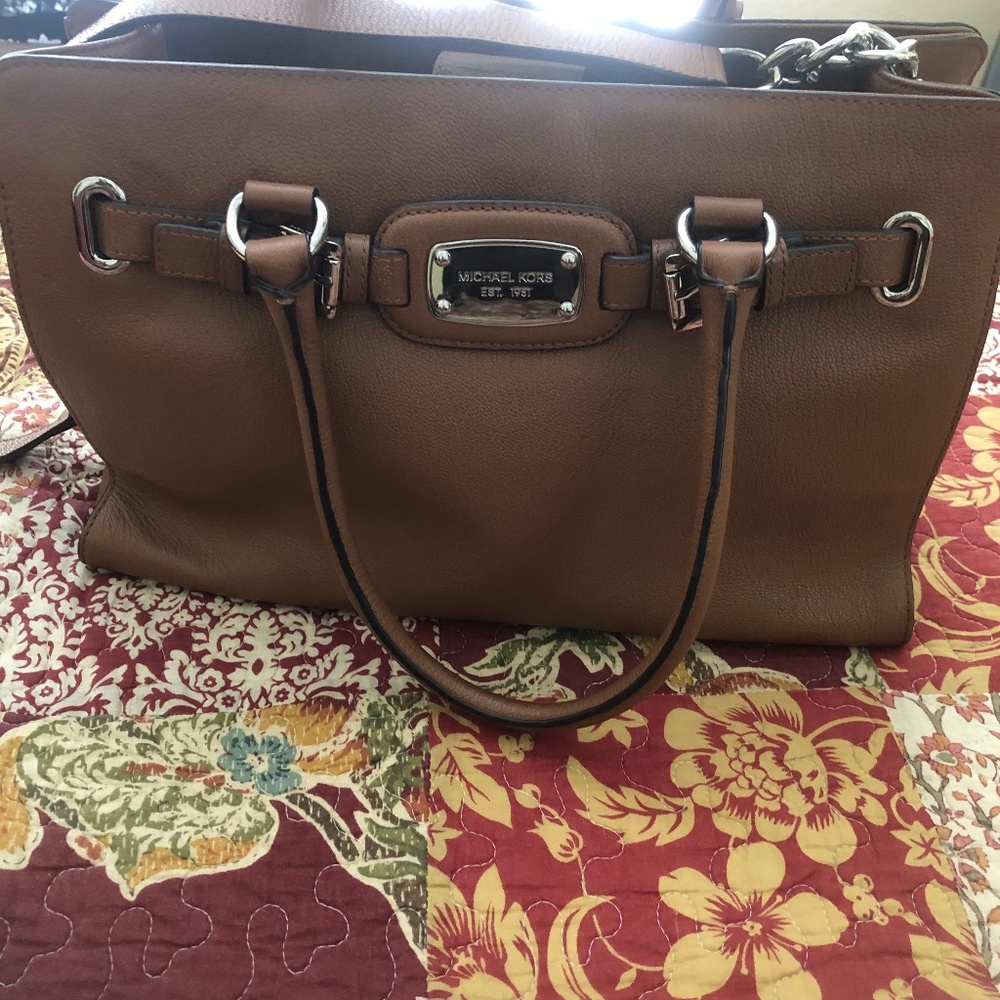 Michael Kors Camel Hamilton Bag